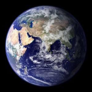 The Earth as seen from space, NASA image