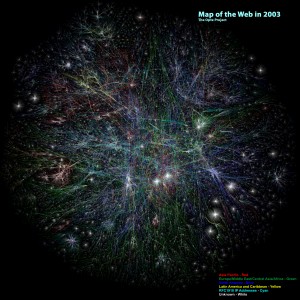 Map of the Web in 2003, by The Opte Project