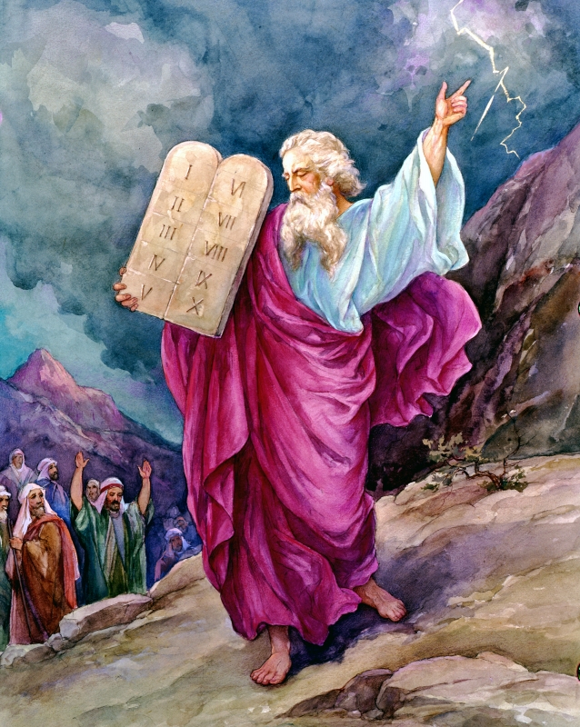 Moses and the Ten Commandments, copyright Cook Communications Ministries