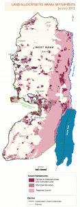 West Bank Settlements and barrier, 2012, Wikipedia
