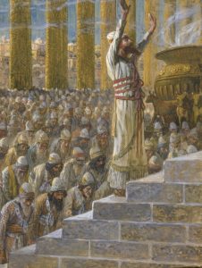 Solomon dedicates the Temple in Jerusalem, by Tissot