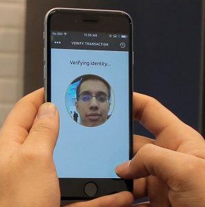 MasterCard selfie biometric scan